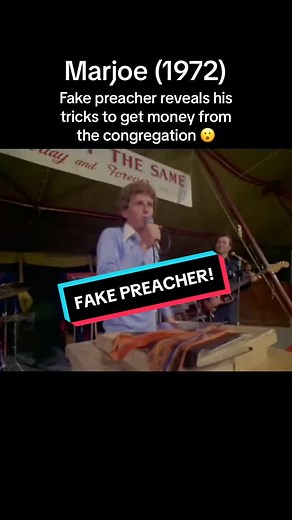 Marjoe won the Academy Award for Best Documentary Feature in 1972 🙏 #religion #scam #fake #church #documentary