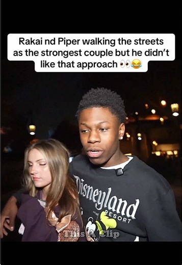 Rakai nd Piper walking the streets as the strongest couple but he didn’t like that approach 👀😂 #Rakai #Piper #Couple #Funny @2xRakai @🎀Piper Rockelle🎀