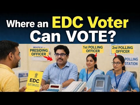 WHERE an EDC Voter Can VOTE | Doubt Clearing | Assembly Election 2026 |