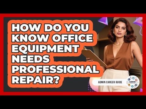 How Do You Know Office Equipment Needs Professional Repair?