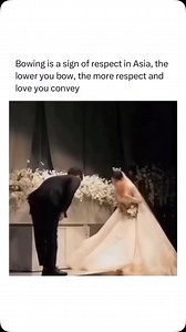 Bowing is a traditional gesture of respect in many Asian countries. In cultures like those of Japan and Korea, the depth of the bow signifies the level of respect being shown, making it an important part of their social etiquette. . . Repost: @seoul.southkorea @japan.explores @arabnewsdaily Bowing is a way to show respect in many Asian countries. The lower you bow, the more respect you are showing. This is common in places like Japan and Korea and is a part of how people there show manners and r