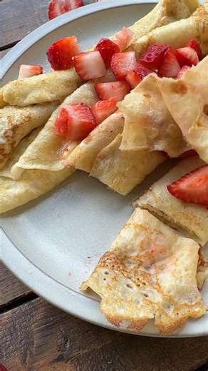 2.3K views · 20 reactions | Swedish Pancakes are a cross between a crepe and a pancake. They have a delicate texture and my gosh, they are delicious!丹✨ Full recipe here: https://ohsweetbasil.com/swedish-pancakes/ #ohsweetbasil #recipe #breakfast #swedish #pancakes #swedishpancakes # | Sweet Basil | Facebook
