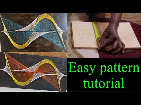 String art # Wave string art pattern # part one