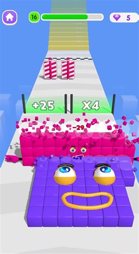 Numbers Blocks Run Race #shorts