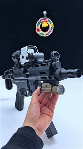 New MP5k +New Folding water bomb bucket. Who needs this as a Christmas gift? #airsoft #toys #toyguns