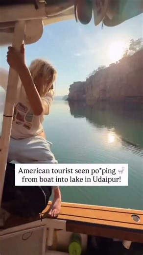 24K views · 302 reactions | American tourist pooping in a lake in Udaipur, India | Extra Ordinary | Facebook
