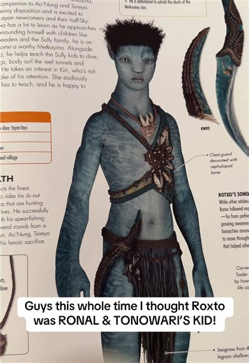 It says he is a constant companion to Ao’Nung and Tsireya. He was so constant I thought they were siblings y’all. It says his parents are fishermen. #avatarfireandash #avatar #avatarthewayofwater