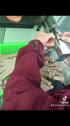 Automatic Leather belt leather strap sewing machine automatic belt buckle sewing machine