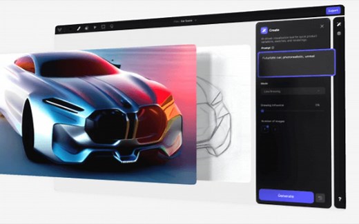 【AI工具】可视化AI设计平台Vizcom.ai，只要几秒钟就能将你的草图变成的专业级概念图