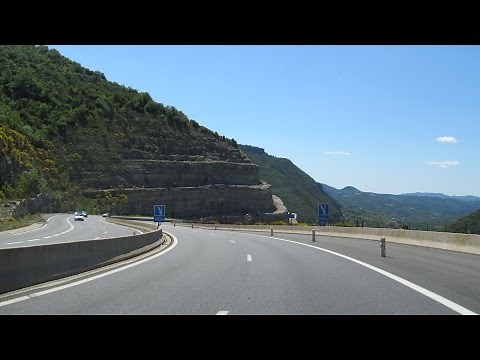 France: A75 Millau - Montpellier (Pas de l'Escalette)
