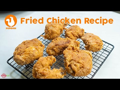 Popeyes Fried Chicken Copycat Recipe | TheFoodXP
