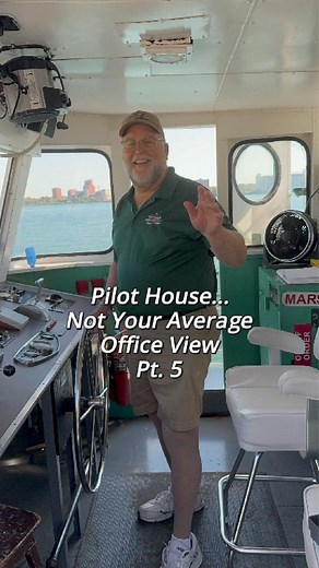 2K views · 25 reactions | Step back into the heart of the Diamond Belle’s pilot house where stories, skill, and a steady hand guide every journey down the Detroit River. From the crackle of the radio to the hum of the engines, this is where experience meets adventure. | Diamond Jack's River Tours of Detroit | Facebook