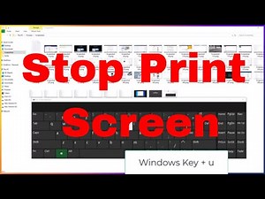 How to Disable the Screenshot Button (PrtSc) on Windows