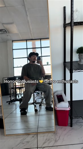 Dark/horror tattoos are always my favorite to do. If you’re in the market for one dm me let’s get you scheduled! Also down for other styles and themes ofc #horrortok #horrortattoo #tattooideas #lasvegas #microrealism