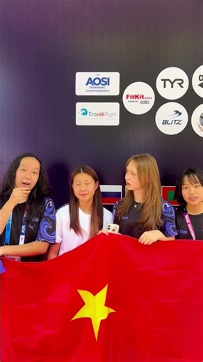 🇻🇳 Vietnam Team Came to Swim… and Loved the Interview! 😂🏊‍♂️ | AOSI SCM Bangkok 2026