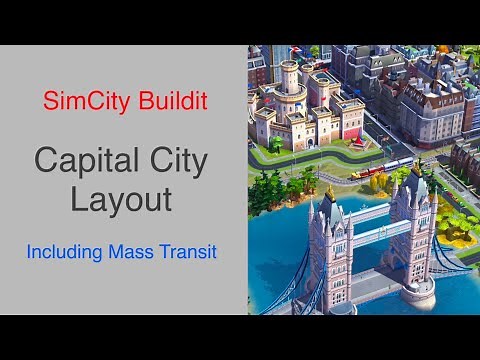 SimCity Buildit - Capital City Layout Including Mass Transit