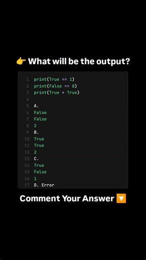 True = 1 Kaise? 😳🔥 | Python Trick #shorts#python #coding #programming #pythonchallenge#trending