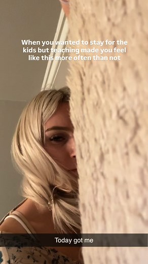 Every teacher that has left, wanted to stay for the kids. It’s why we entered the field in the first place. It’s why we had such a passion for the career. No one who gets married goes into their wedding day anticipating a divorce. No one that goes into their first classroom anticipates that their dream career won’t be their forever career. The thing about life… It usually doesn’t go as planned. But the best part about it? That’s OKAY. Change is not the enemy. Staying in a career that negatively 