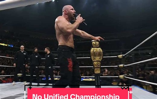 Have we got this right? Kinda wild to bring in a belt ONLY when someone wins 2 different belts… #prowrestling #wrestling