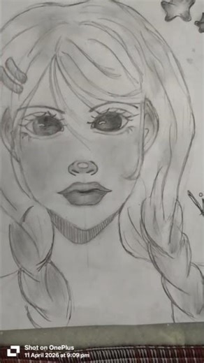 When your drawing skill hits hard!!✨💕🎀.....#art #easy face drawing of a girl #drawingreferences 🔥💓💗🔥