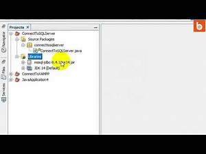 Kết nối Netbeans với SQL Server