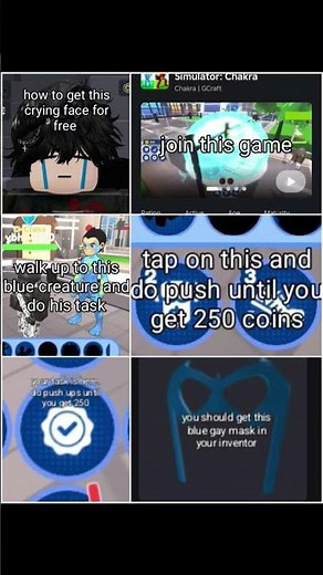 tutorial for a free crying face #roblox