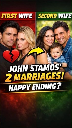 John Stamos Married Twice 😱 From Divorce to True Love #shorts