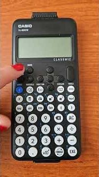 ¿Cómo poner fix en la calculadora cientifica?🤔