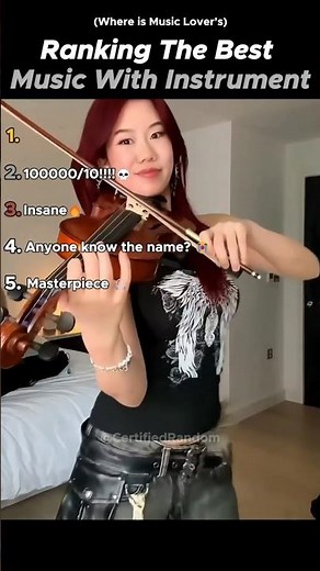 Ranking The Best Music with Instrument 🔥