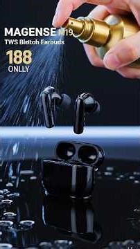 Sirf ₹182 😱 mein Premium Sound! 🎧 Waterproof, Stylish & Unbeatable Price ! #viral #short #earbuds