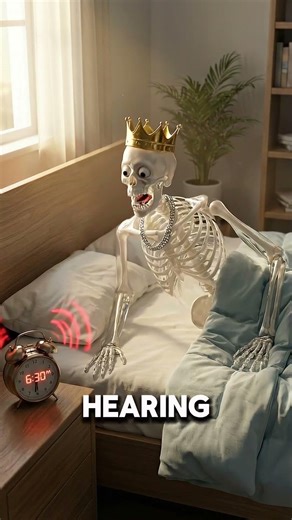 What happens if you wake up to an alarm every day?