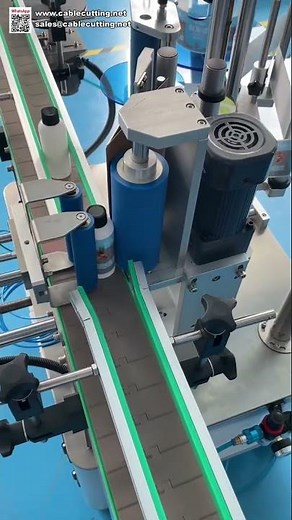 Fixed Point Round Bottle Labeling Machine High Precision Positioning Sticker Applicator System