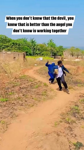 When you don’t know that the devil, you know that is better than the angel you don’t know is working together #comedyreels #comedy #funnyvideo #viral #trendingvideos #trendingvideo | Jonsenboys