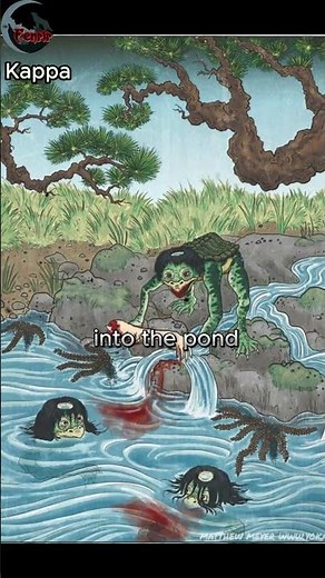 Exploring the Fascinating World of Kappas: Mythical Water Creatures in Japanese Folklore.#Kappas