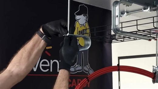 nVent CADDY CAT HP J-Hook - threaded rod installation | Wayne Baker