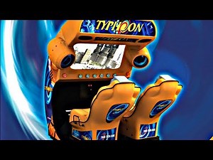 Arcade Typhoon Game Mad Wave Motion Simulator! ゲームセンター