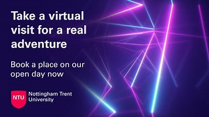 Only one week to go until our Virtual Open Day! Come take a virtual tour around our campus, speak to lecturers and get a real sense of the NTU community. Sign up using this link: https://bit.ly/2SZch9Y | Nottingham Trent University