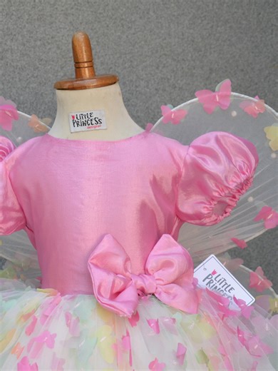 #Littleprincessdesigner #butterflydress #ledlights #fairy #fyp