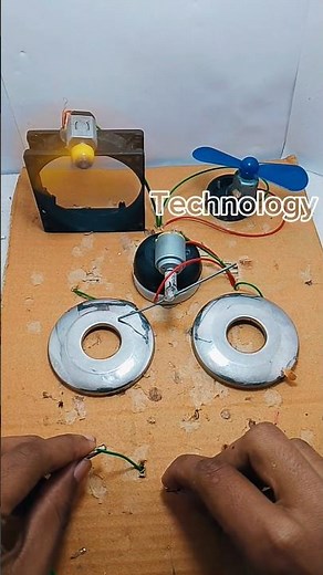 Simple DC Motor Experiment with Explanation 💥 #project #shorts #dcmotor #shortvideo #school #science