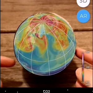Still playing around with this Augmented Reality globe. https://bit.ly/2s2Zqt6 It might make a great Christmas present for someone... If I hadn't already decided to keep it for myself 🤔 | MapScaping