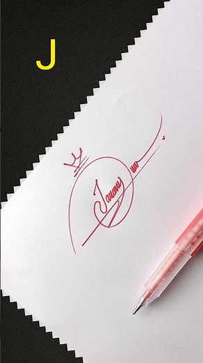 Simple J Signature Idea | Creative Signature Design