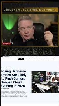 Rising Hardware Costs Will Force Gamers Towards Streaming Services & Consoles