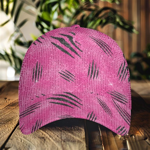 Claw Marks Hat Pink Baseball Cap Snapback Hats Gift All Over Print - Etsy