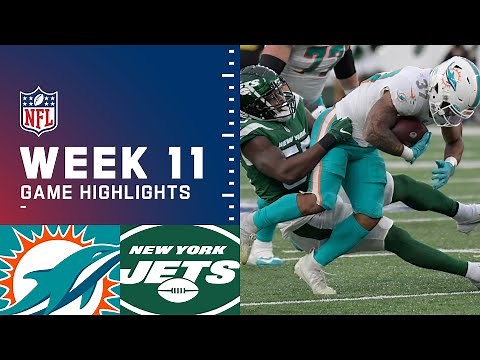 Dolphins vs. Jets Week 11 Highlights | NFL 2021