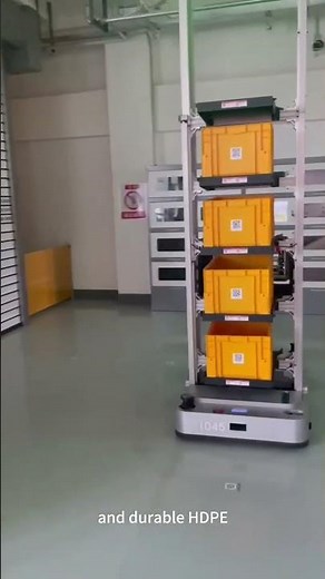 warehouse stackable plastic crate storage plastic moving container