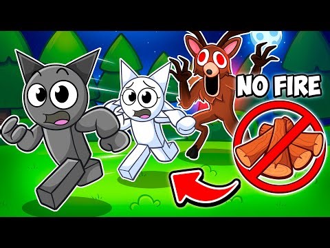 Surviving 99 Nights In The Forest With NO FIRE..