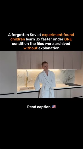 Mikhail on Instagram: "1️⃣ In the early notes from the experiment, researchers noticed a strange pattern: children didn’t learn faster when the material was simpler — they learned faster when the environment removed pressure. No timers. No grades. No fear of being wrong. The brain switched from “survival mode” to “exploration mode,” and learning speed tripled almost instantly. 2️⃣ The second finding was even more unusual: when kids were allowed to explain concepts out loud, not to a teacher, but