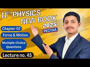 Multiple Choice Questions Chapter 2 MCQs | 11th Class Physics New Book 2025