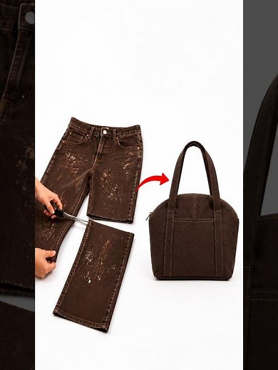 Sew Your Own Tote Bag from Old Jeans