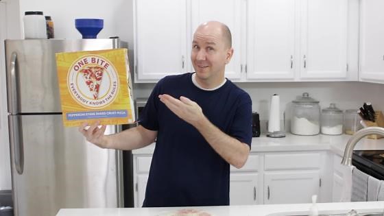 One bite pizza review | Frozen pizza taste test
